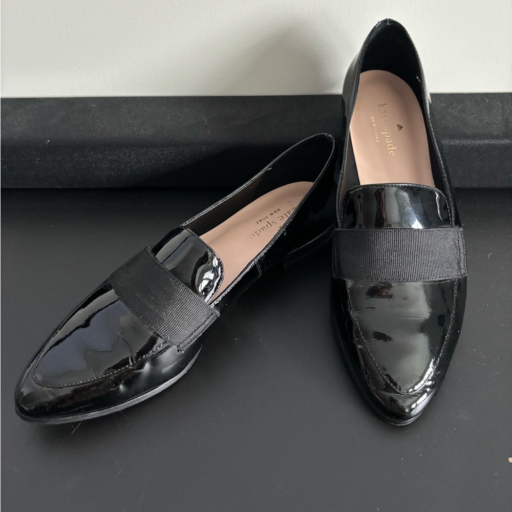 KATE SPADE Verio Cuoio Womens Black Flats Size 6